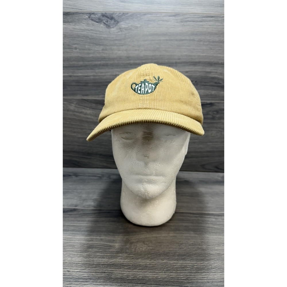 Grassroots Teapot Hat Cap Corduroy SnapBack Tan Adjustable Canada